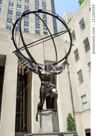 Atlas Statue, Lower Manhattan, New York City, New York State, US Atlas Statue, Lower Manhattan, New York City, New York State, US 11180393