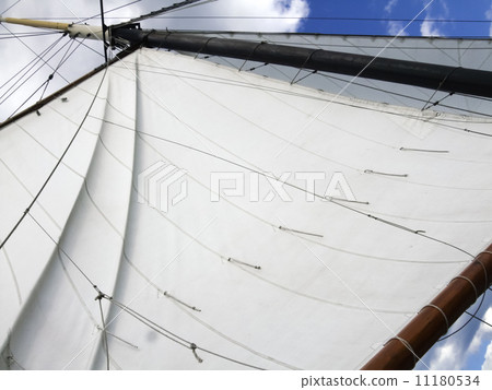 Low angle view of sailboat 11180534