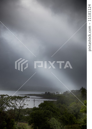 Clouds over a lake, Costa Rica Clouds over a lake, Costa Rica 11181124