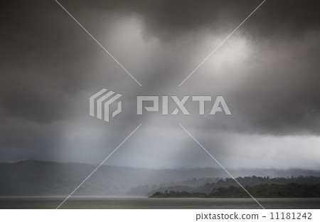 Clouds over a lake, Costa Rica 11181242