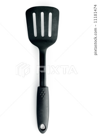 top view spatula isolated on a white background top view spatula isolated on a white background 11181474