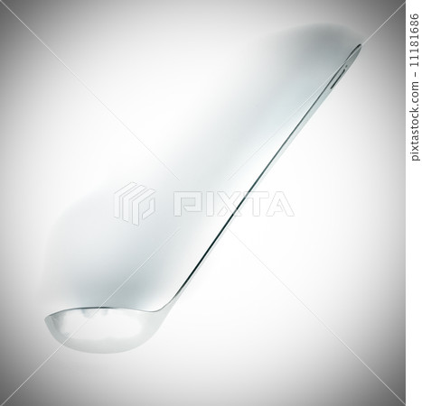 profile view of a laddle isolated on a white background 11181686