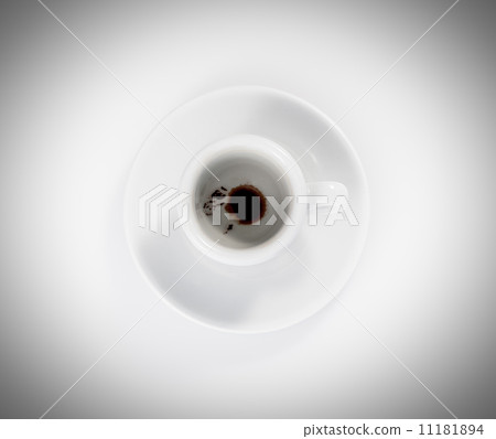 empty espresso cups isolated on a white background 11181894
