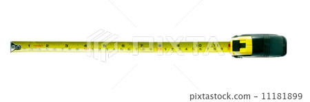 measuring tape isolated on a white background measuring tape isolated on a white background 11181899