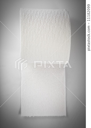 roll of toilet paper isolated on a white background 11182099