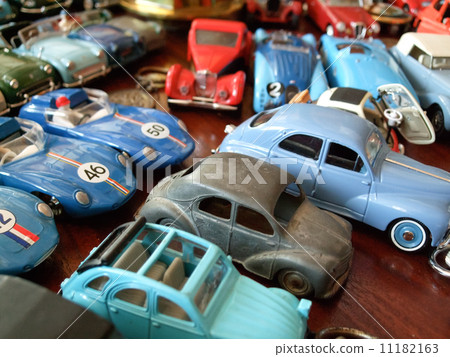 Assorted toy cars at a store Assorted toy cars at a store 11182163