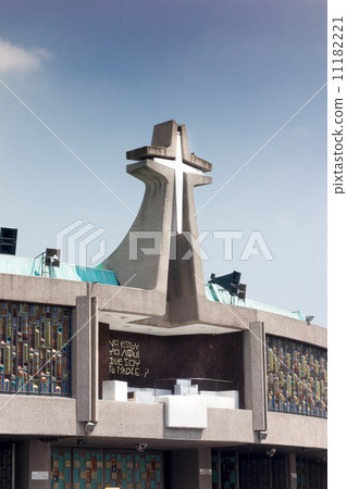 High section view of a Basilica, Basilica Of Our Lady Of Guadalu 11182221