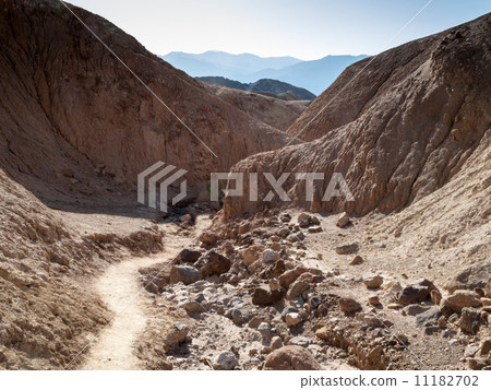 Dry creek passing through hills, Death Valley National Park, Cal Dry creek passing through hills, Death Valley National Park, Cal 11182702