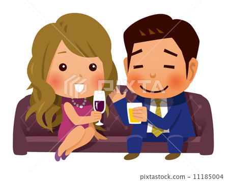 與婦女的商人飲用的酒精 與婦女的商人飲用的酒精 11185004