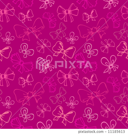 seamless pattern with gift bow 11185613