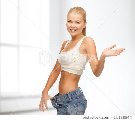 sporty woman showing big pants 11188844