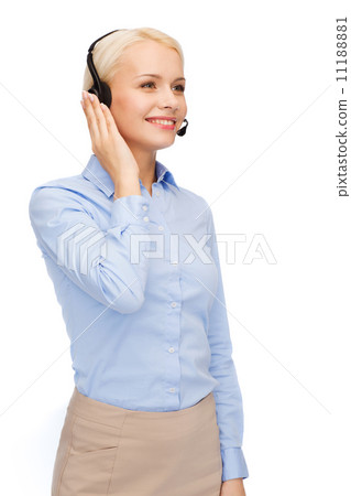 friendly female helpline operator 11188881