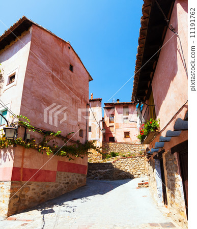 residence houses in ordinary street of spanish town residence houses in ordinary street of spanish town 11191762