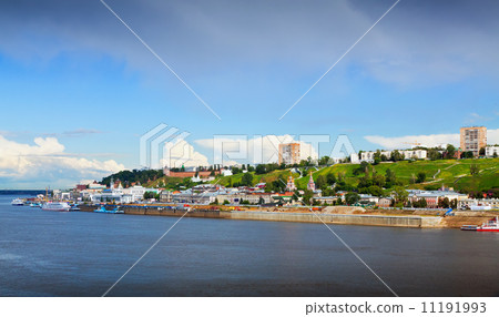 Summer view of Nizhny Novgorod. Russia 11191993
