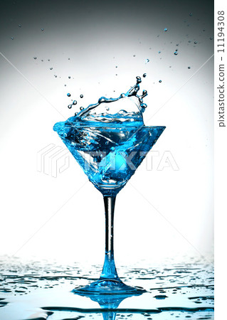 blue coctail splash blue coctail splash 11194308