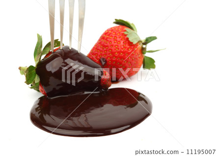 strawberry in chocolate 11195007