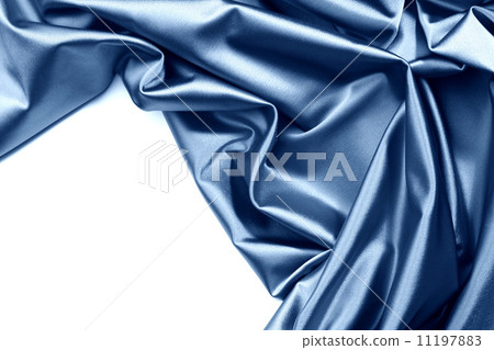blue satin isolated 11197883