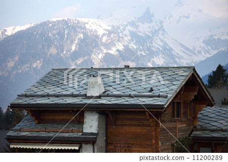 chalet in mountains chalet in mountains 11200289