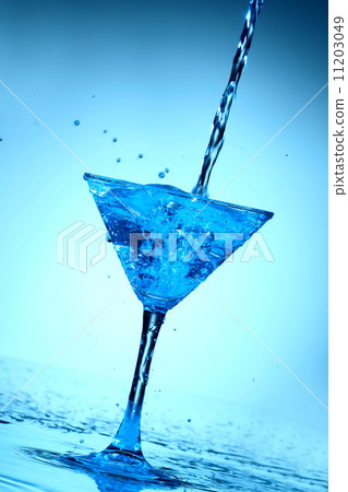blue coctail splash blue coctail splash 11203049