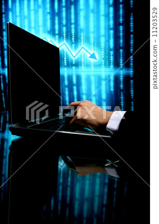 laptop finance work 11203529