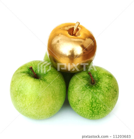 gold and green apples gold and green apples 11203683