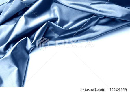 blue satin isolated 11204359