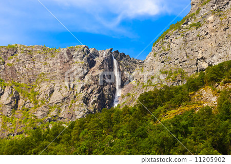 Waterfall in Flam - Norway Waterfall in Flam - Norway 11205902