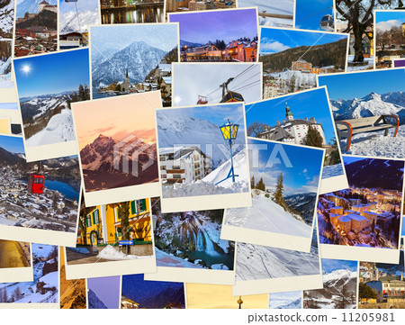 Stack of mountains ski Austria images (my photos) 11205981