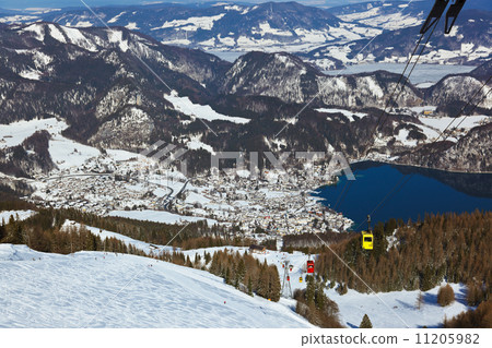 Mountains ski resort St. Gilgen Austria 11205982