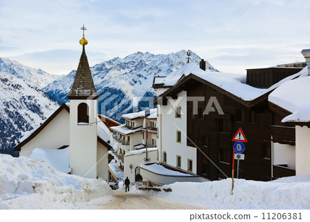 Mountains ski resort Solden Austria 11206381