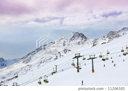 Mountains ski resort Solden Austria 11206385
