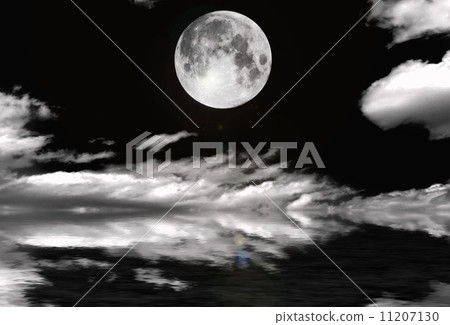 Full moon image with water Full moon image with water 11207130
