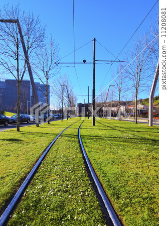 Tram Tracks in Bilbao 11208081