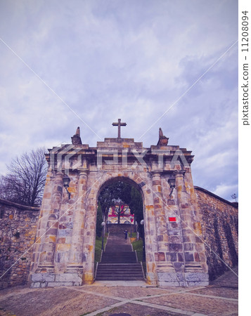 Mallona Gate and Stairs in Bilbao 11208094