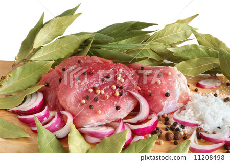 Raw pork meat 11208498