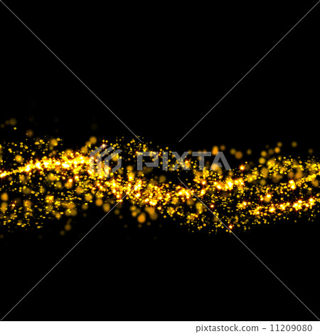 gold glittering stars tail dust gold glittering stars tail dust 11209080