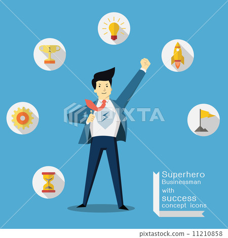 superhero businessman superhero businessman 11210858