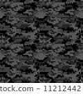 Digital camouflage pattern - BLACK 11212442