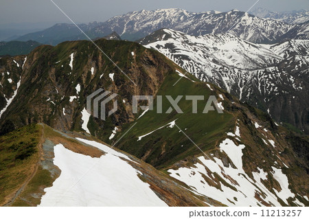 From the Joetsu border · Mogakura dake to Mt. 11213257