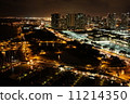 Night view of Ala Moana 11214350