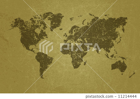 World map on blank grunge paper texture.vector file World map on blank grunge paper texture.vector file 11214444