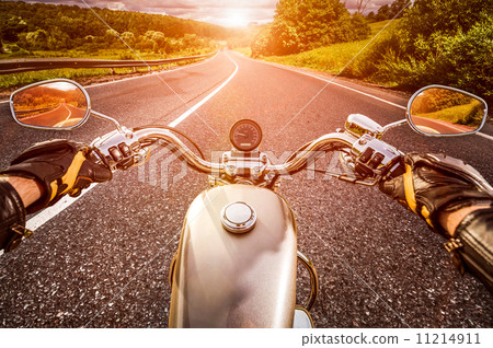 Biker First-person view Biker First-person view 11214911