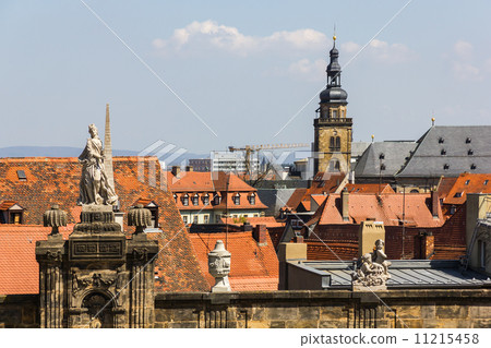 Bamberg, Germany. View from Domplatz. 11215458