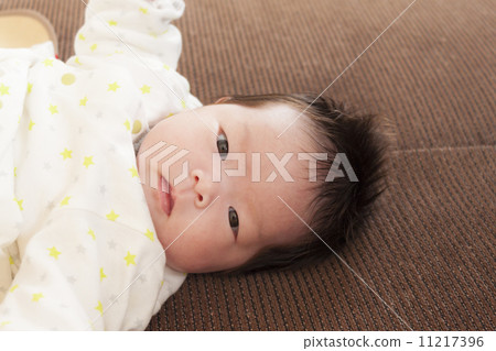 Baby on the sofa 11217396