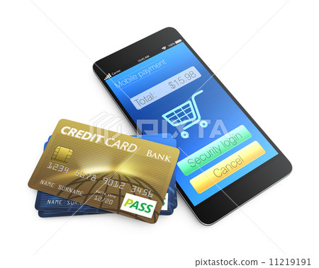 Mobile payment concept for smartphone Mobile payment concept for smartphone 11219191