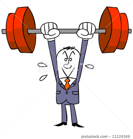 舉槓鈴的商人 11220169