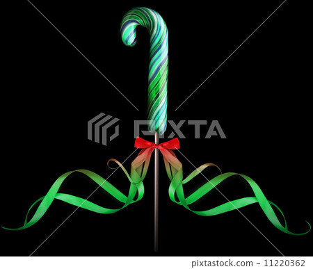 Bright colorful lollipop over black background 11220362