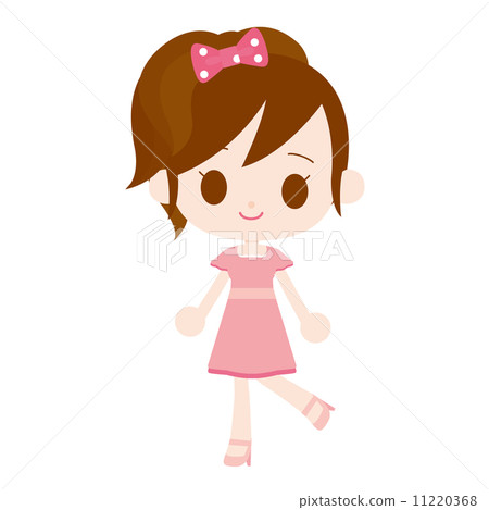 Pink One Piece Girl 11220368