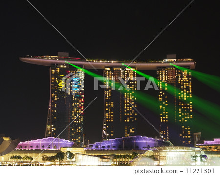 新加坡濱海灣金沙激光錶演 11221301