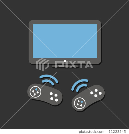 Wireless game controllers and TV Wireless game controllers and TV 11222245